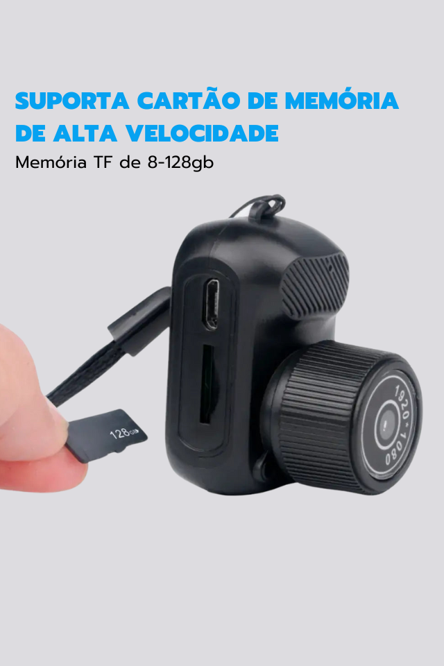 Câmera digital compacta para crianças com tela de 0,96" – vídeo HD 1080p, perfeita para viagens e presentes de fim de ano. Projetada para crianças capturarem