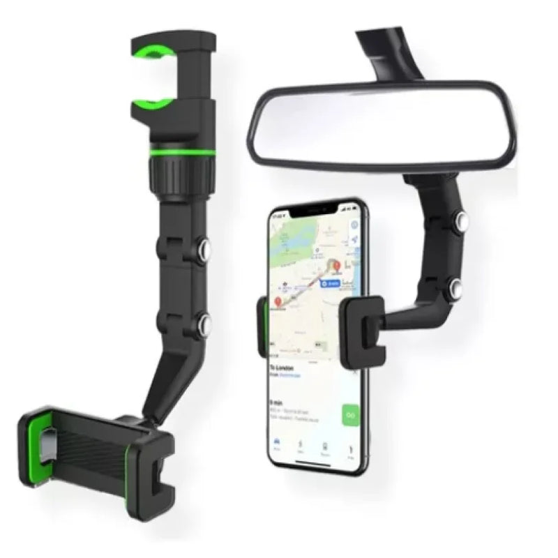 Transforme Seu Carro com Praticidade Máxima: Suporte Celular Para Retrovisor Universal – Fixação Segura, Visualização Perfeita e Total Conforto Durante a Direção.