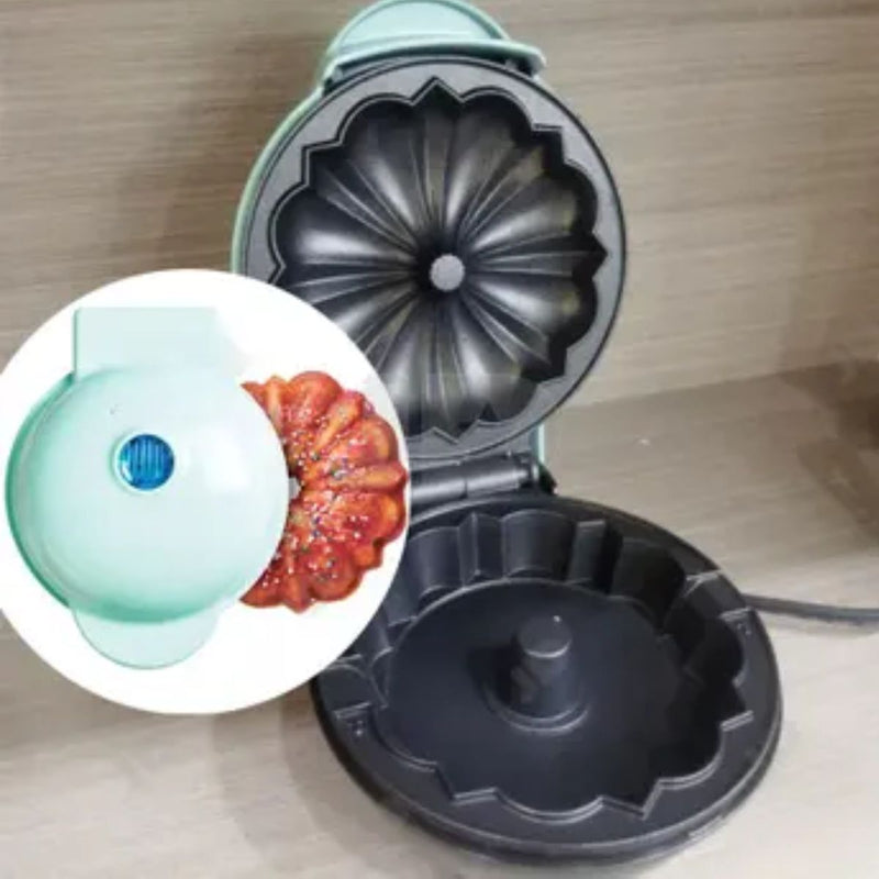 Bolos Sem Complicação: Faça Mini Bolos Bundt Rápidos e Perfeitos com Nossa Máquina Antiaderente!